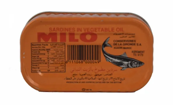 کنسرو ماهی ساردین ملو سبزیجات | قیمت مناسب خرید عالی
